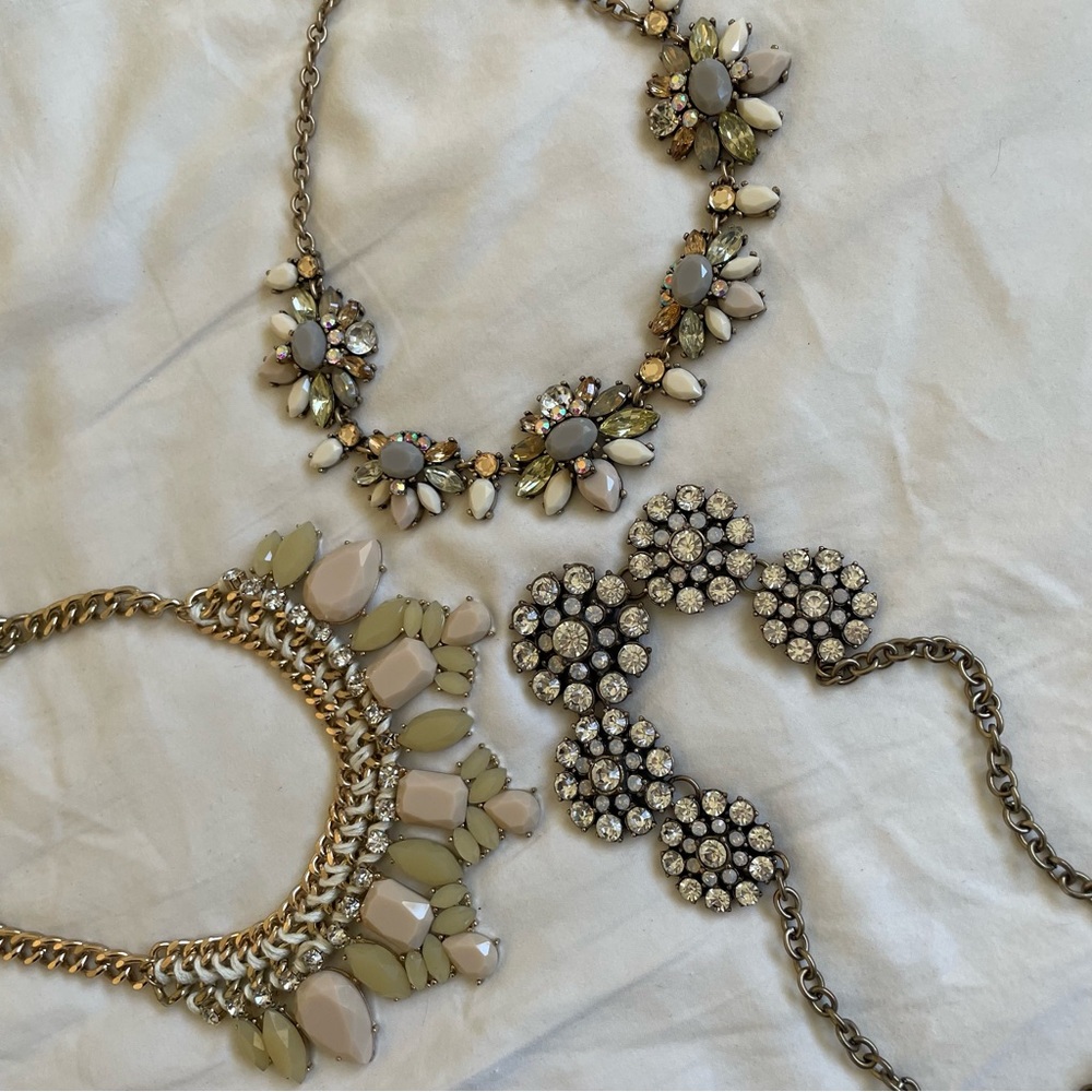 Jeweled Statement Necklace Bundle